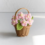 panier osier fleurs traditionnel marron clair décor intérieur maison fêtes anniversaires baby shower