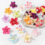 fleurs artificielles orchidées soie couronne mariage décoration cheveux accessoires fête anniversaire décoratif