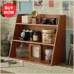 étagère murale bois marron clair moderne rangement multiple utilisations réutilisable supports rack.storage vintage