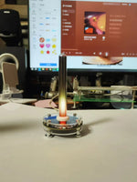 lampe led arbre colorées moderne anniversaire rayures graphiques usb