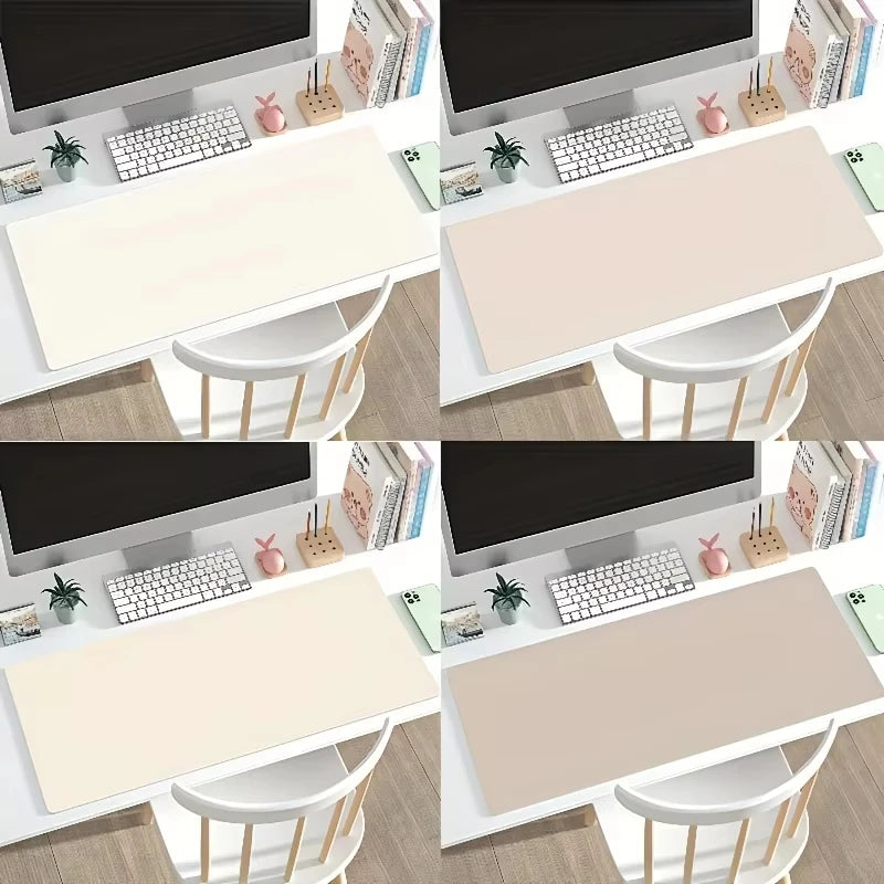 tapis souris grande taille couleur rose clair moderne ordinateur gaming