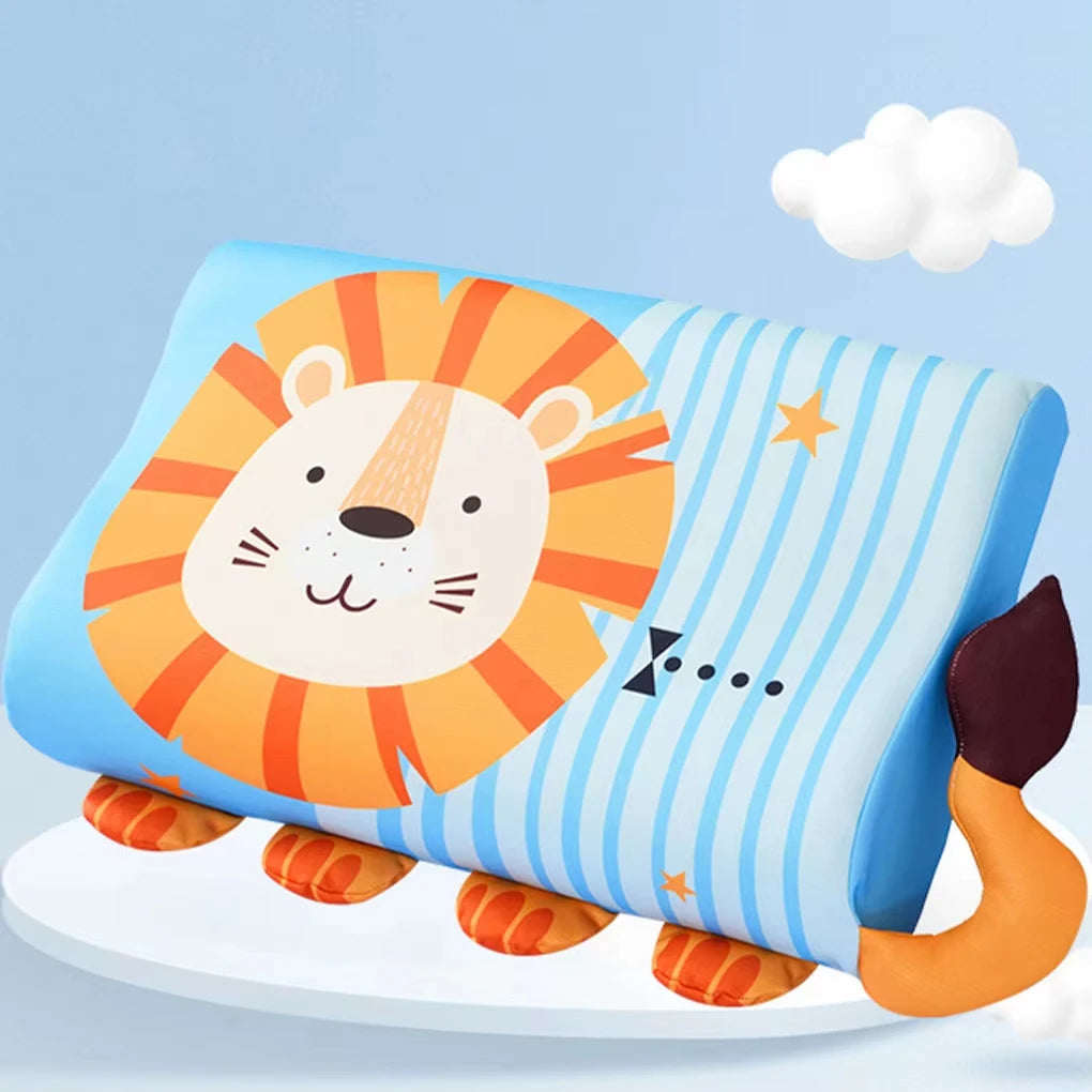 oreiller bébé dessin animé mousse mémoire forme quatre saisons orange bleu rose