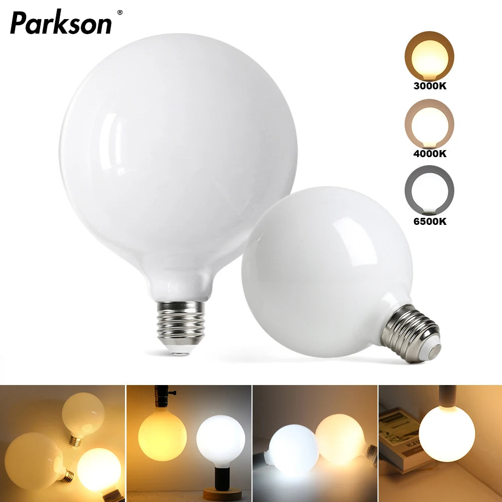 Ampoule LED E27 blanc froid chaud globe sphérique moderne 30000h 249 2000 lumens G80