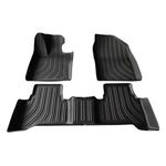 tapis sol voiture noir rayures horizontales moderne tpe avant arrière