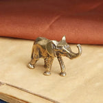 décoration intérieure éléphants bronze doré figurines animaux décoratives asiatiques table salon