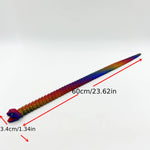 serpent origami violet rouge vert bleu rayures ecaille moderne decoration table plastique