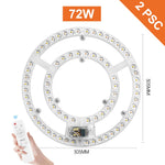 Panneau led blanc circulaire moderne aimant télécommande 60w 72w 80w 100w