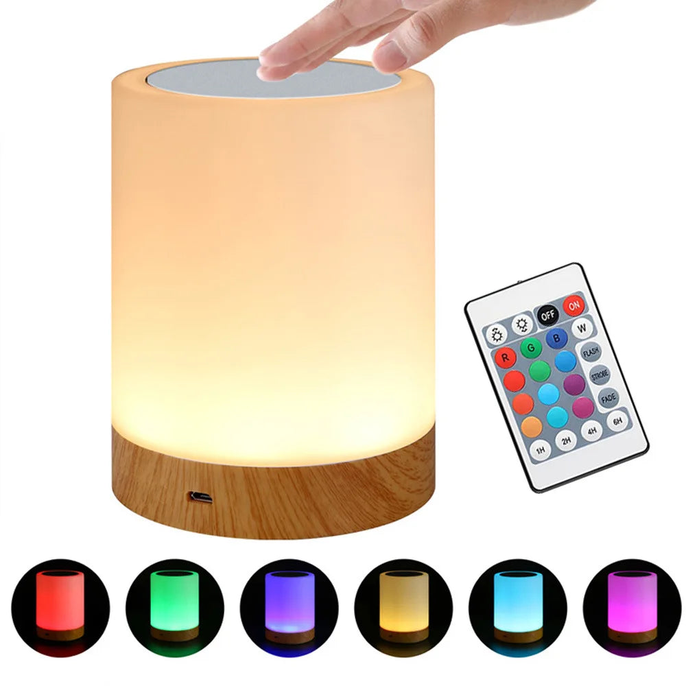 veilleuse table blanc bois moderne rechargeable led tactile translucide minimaliste 95mm 120mm