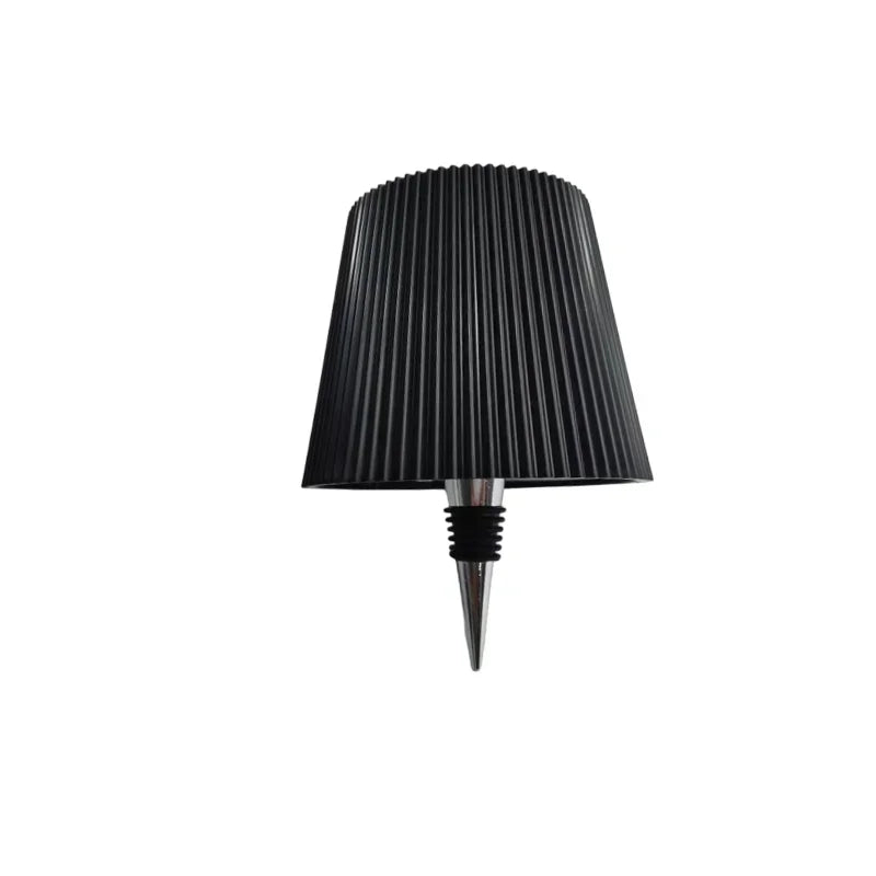 lampe table portable sans fil rechargeable bouteille vin transparente moderne minimaliste