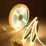 ruban led flexible blanc moderne adhésif 320 led usb plug 5v touch variateur étanche