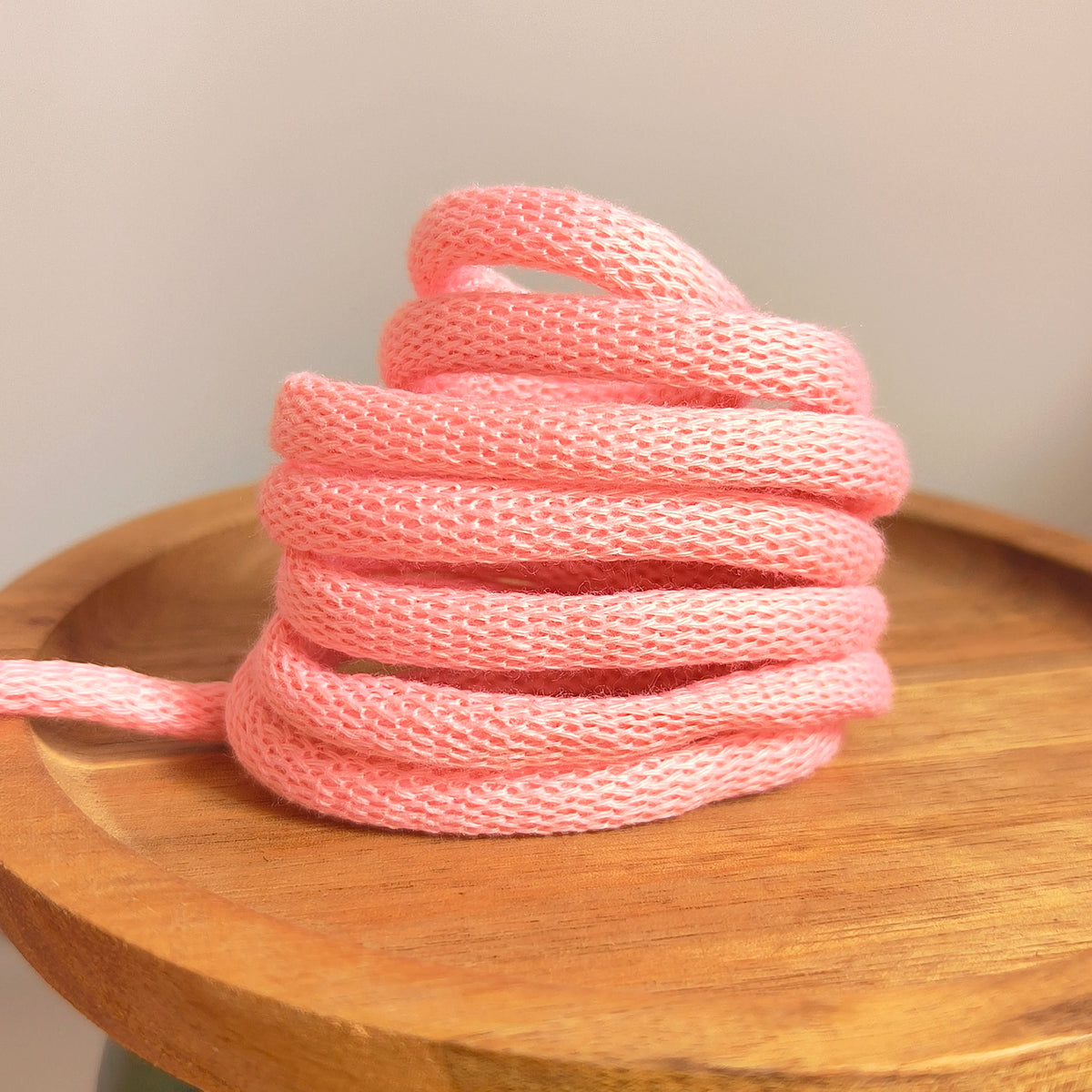 cordons macramé polyester 6mm bleu clair blanc vert rose jaune gris beige créatif artisanal