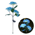 fleurs artificielles rose violet bleu blanc modernes extérieur piquet fixations