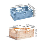 panier rangement pliable plastique perforé maison organisateur moderne