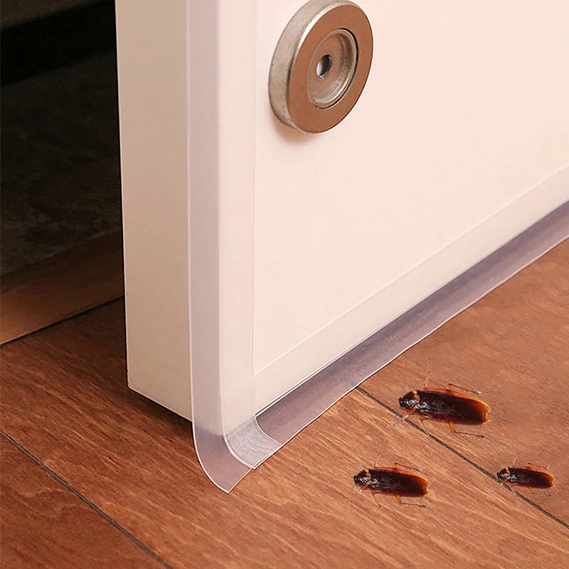 joint porte adhésif blanc translucide moderne 25mm 35mm 45mm insonorisation étanche ventilation porte
