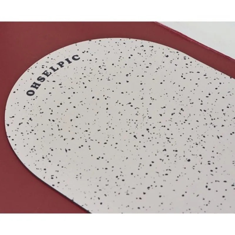 tapis salle bain antidérapant absorbant lavable blanc noir marron vert bleu moderne minimaliste points