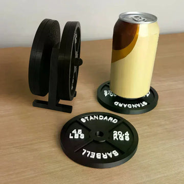 disques poids standard noirs barbell fitness support fournis sportifs amusants