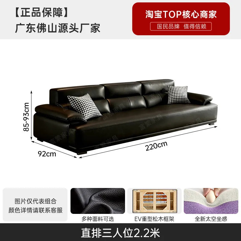 canapé d'angle moderne noir beige coussins géométriques 220cm 250cm 280cm 310cm 340cm