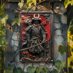 Art mural samouraï pour décoration intérieure salon