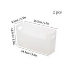 boîtes rangement adhésives porte blanc modernes réutilisables papiers cuisson sacs conservation