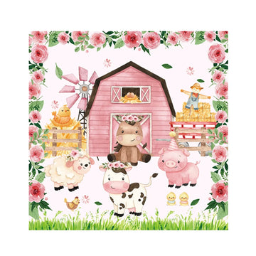 cartes postales illustrations animaux mignons fleurs dessin animé décoration fête anniversaire enfant