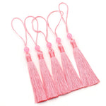 pompons multicolores texturés franges 12cm 5cm longueur traditionnels décoratifs 10pcs