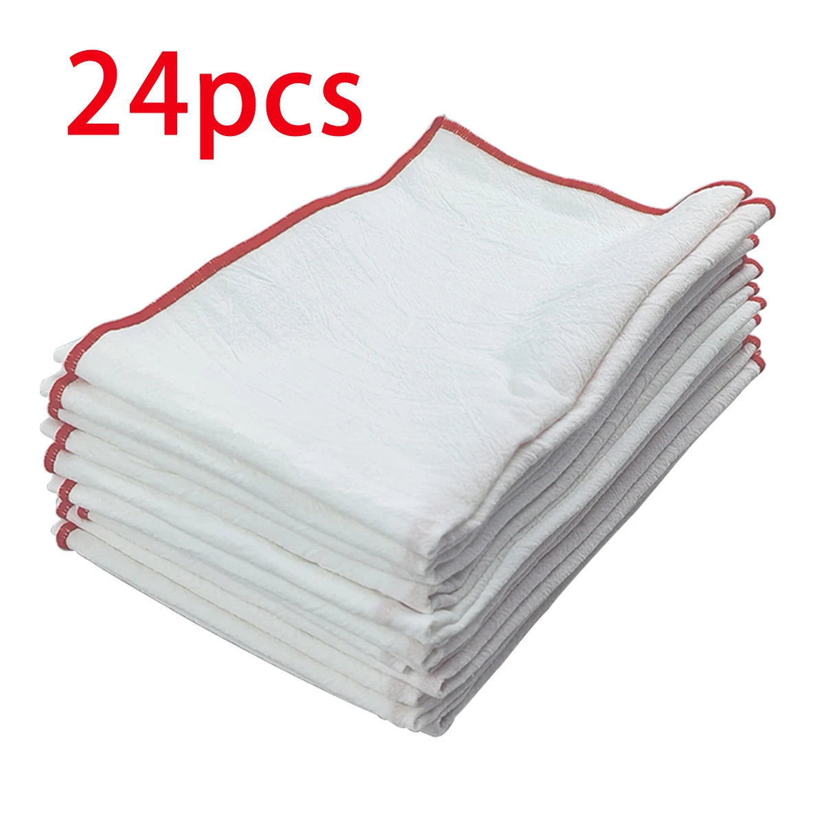 serviettes table polyester uni blanc modernes maison restaurant 40x40cm pack 6pcs