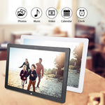 Cadre numérique multifonction 17 pouces résolution 1440 900 blanc moderne écran tactile télécommande