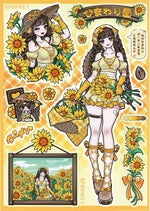 stickers anime adolescents coque téléphone carnet bricolage artisanat divers motifs couleurs