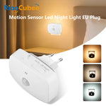 lampe nuit led blanc moderne capteur mouvement adhésif interrupteur manuel auto off night cold
