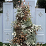 ornements décoratifs bois sculpté floral baroque beige clair intérieur décoration mur meuble