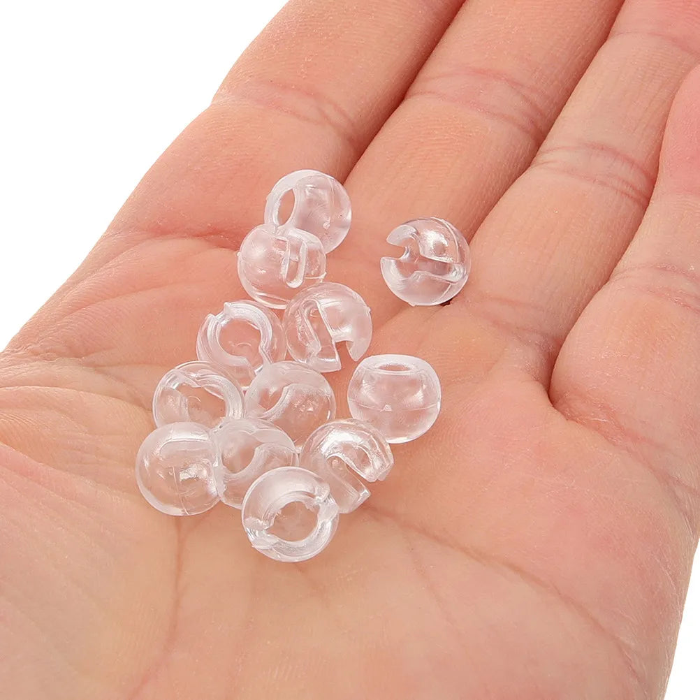 transparentes modernes rideaux arrêts chaîne sertir accessoires store sécurité rondes lisses opalescentes