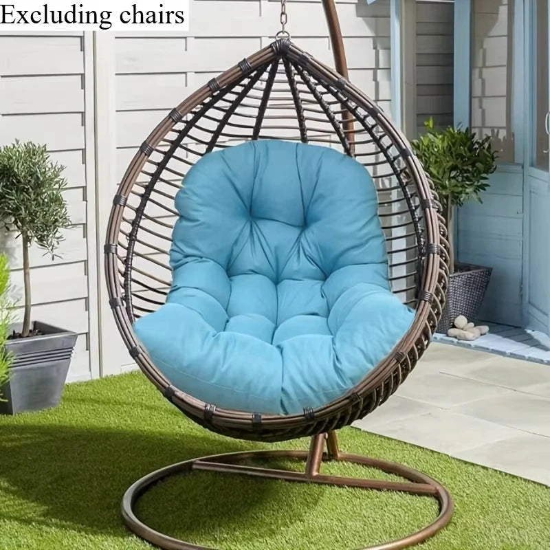 coussin rembourré tissu épais couleur verte bleu marron gris moderne confortable fauteuil suspenduextérieur jardindecorationintérieur
