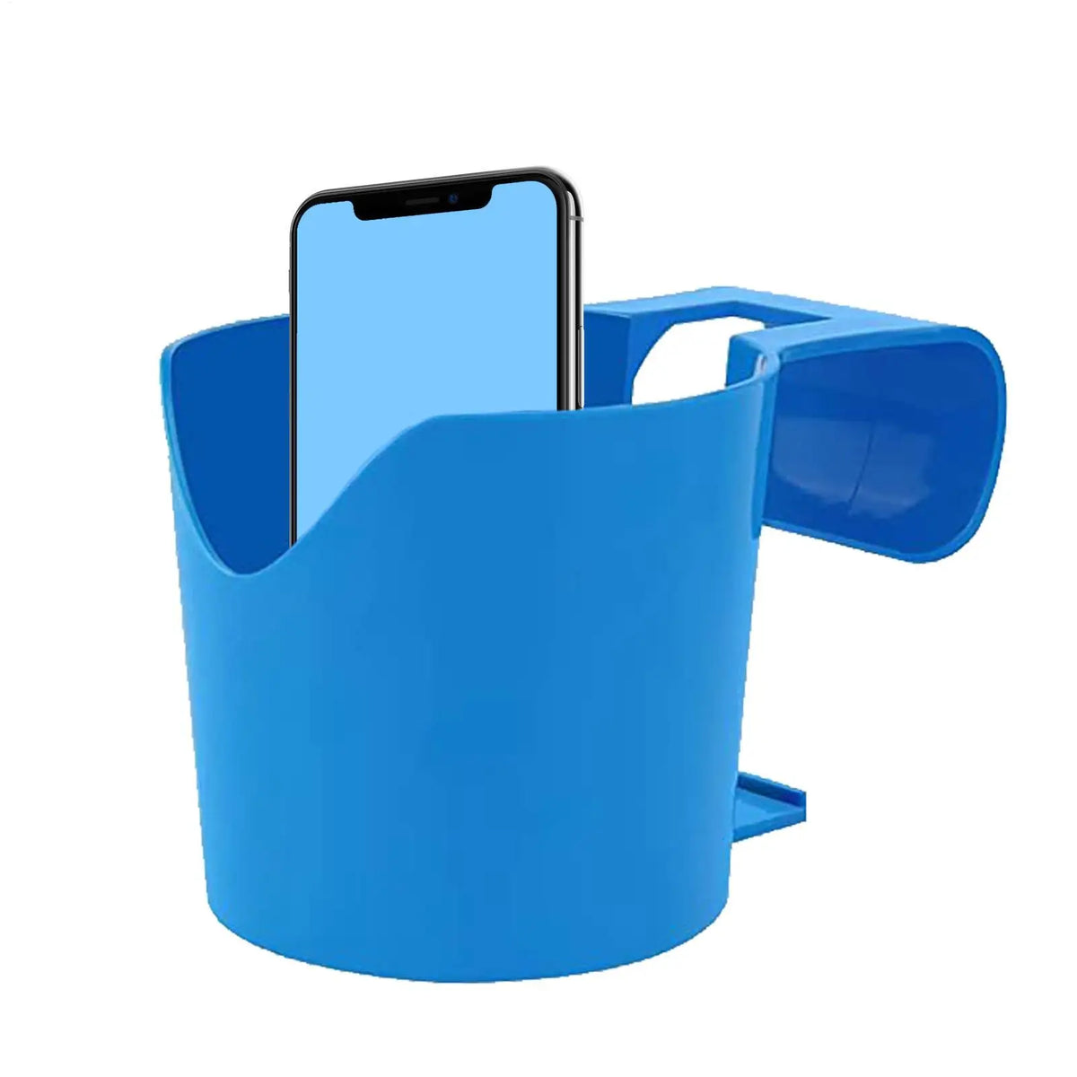 porte gobelet piscine adhésif bleu moderne clips utilitaire boissons téléphonesextérieur