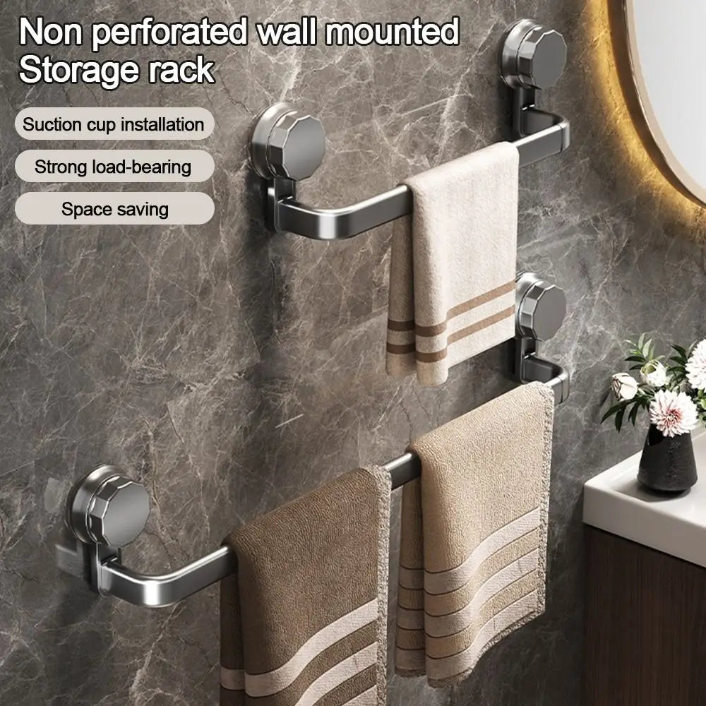 porte serviettes mural gris moderne ventouse sans perçage texture mat serviettes largeur 35cm 45cm