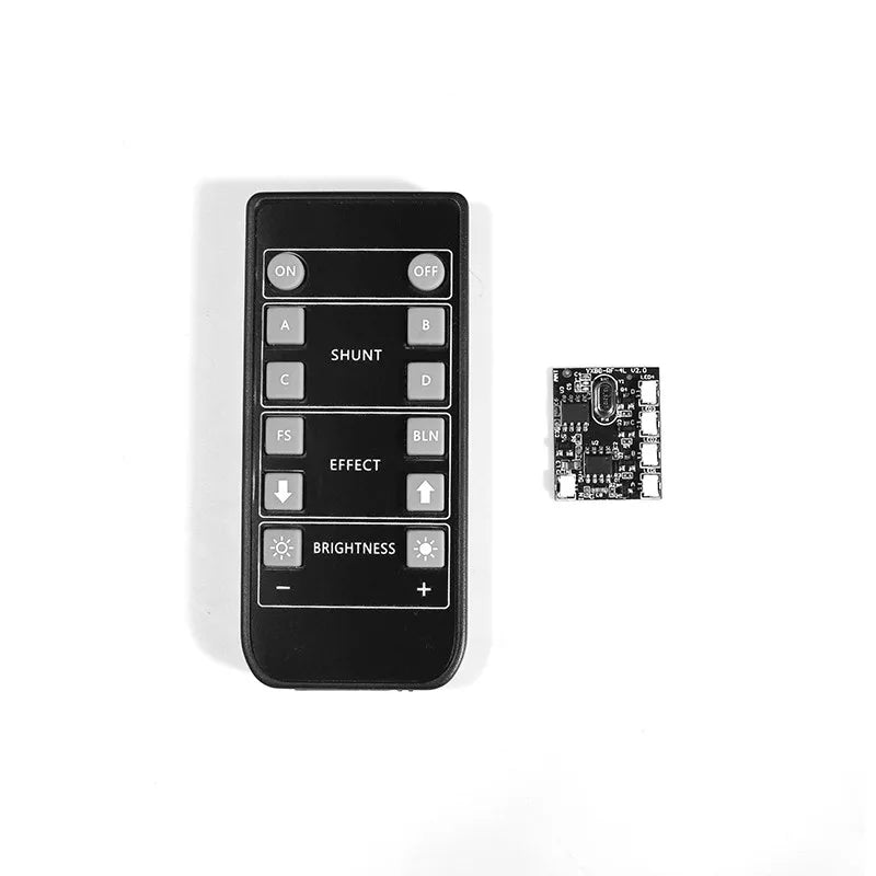 télécommande sans fil moderne minimaliste noir contrôle lumière construction nuit