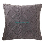taie d'oreiller double face polyester coton bleu motif géométrique moderne adhésif 43cm 43cm