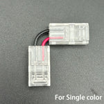 connecteurs led transparents 10mm 8mm 12mm 2pin 3pin 4pin 5pin clips modernes no welding
