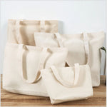 sacs rangement toile réutilisable utilisation multiple sac main beige texture tissée casual fixation poignées