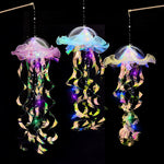 méduses lumineuses multicolores transparentes modernes guirlande lumineuse décoration chambre événement festive