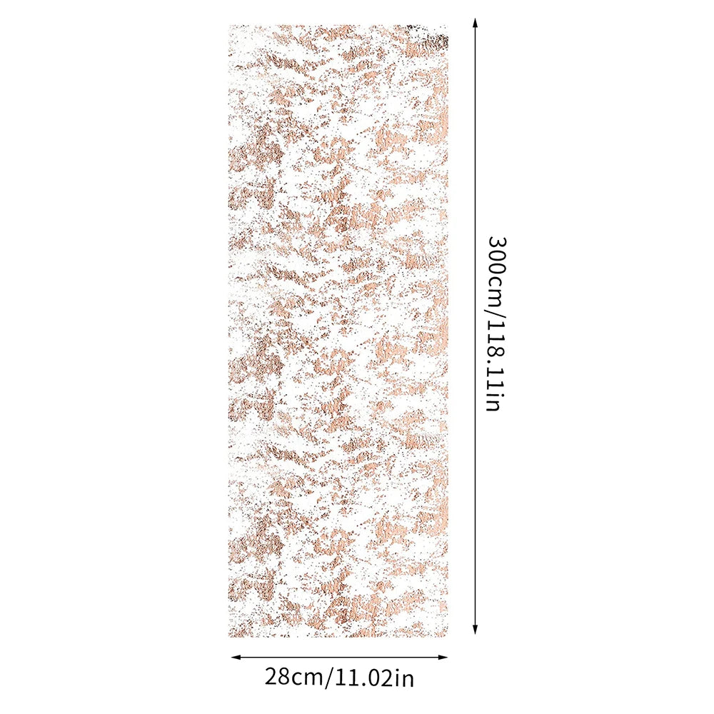 serviettes table pailletées or rose gold argent modernes 300x28cm festives dorées élégantes polyester