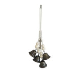 mobile sonore boho cloches marron blanc annuaire central decoration murale chambre salon