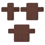 housses canapé gris marron quiltées adhésif moderne extérieur places polyestère