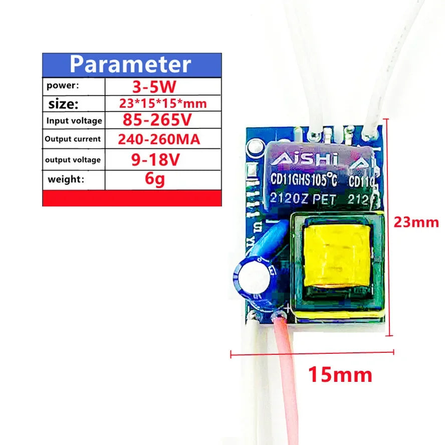 transformateur alimentation led 1w 12w 24v certifié rohs ccceqc circuits imprimés bleu rouge