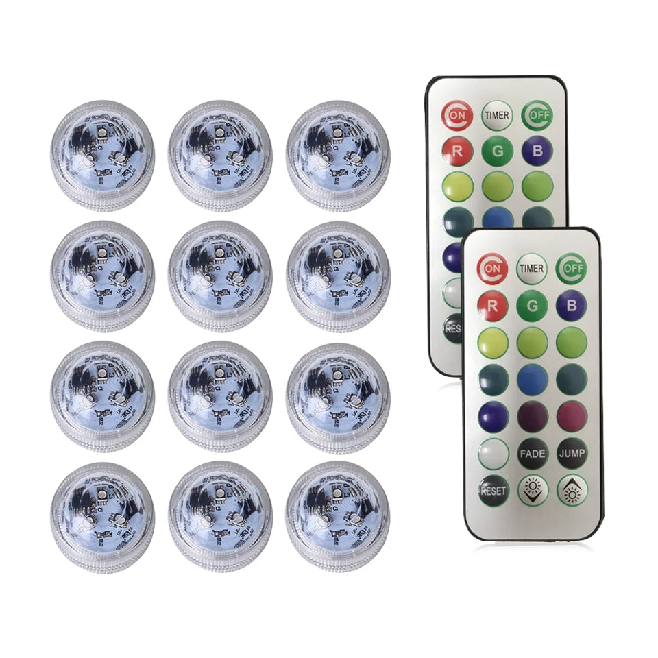 lumière led sous marine transparente moderne piscine halloween décoration fête mariage