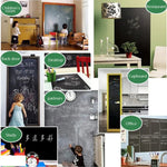 tableau noir effaçable moderne autocollant pvc noir mat opaque craies