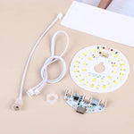 kit led blanc jaune bleu moderne rechargeable cable carte electronique