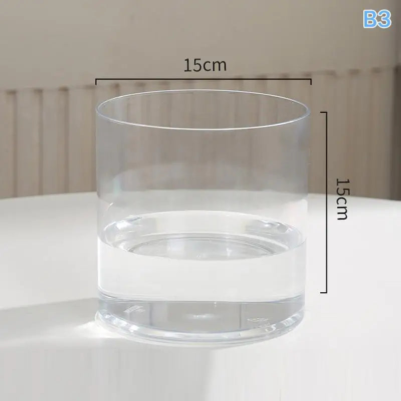 mini jardins verre transparent plante pierre sucre coloré moderne minimaliste
