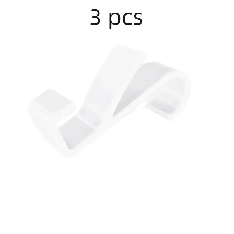 crochets multifonctionnels blancs transparents modernes lisses facile porte salle bain