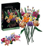 bouquets fleurs artificielles multicolores réalistes occasion anniversaire noël saint valentin décoration maison cadeau mère