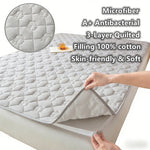 lit queen quilté gris clair moderne confortable 180x200cm lavable machine